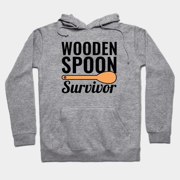 Wooden Spoon Survivor Hoodie by VectorPlanet